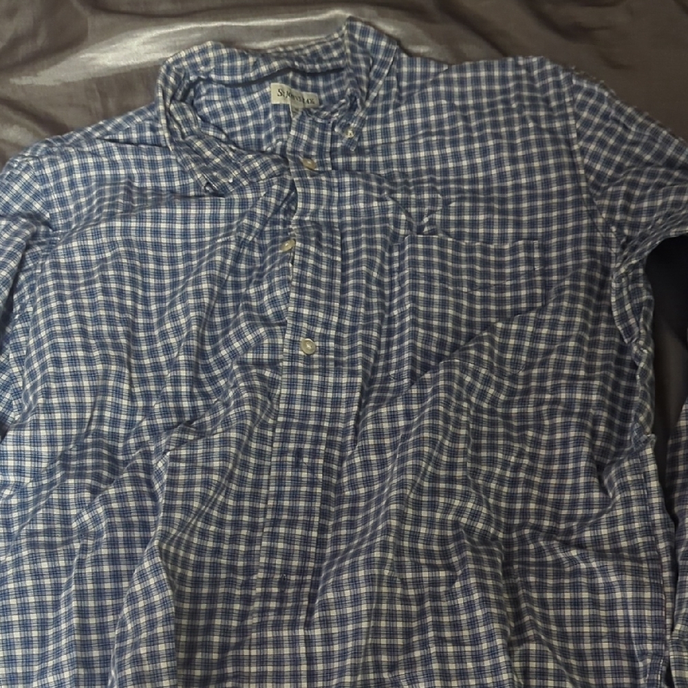 Stylish Blue Checkered Men's Shirt
